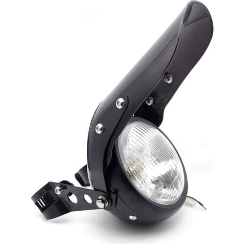 Universal Motorcycle Headlamp Bracket Cover halogen Headlight for aprilia pegaso 650 trail yamaha mt09 tracer kawasaki kx125