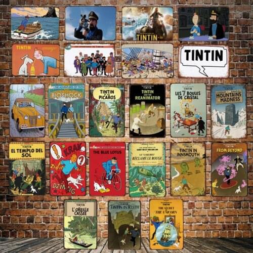 [ WellCraft ] Comic cartoon Tin Signs Posters Vintage Wall Painting Personality Custom Decor LT-1826