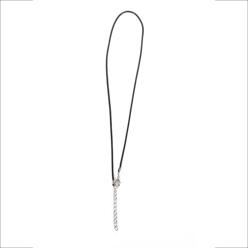 1Pcs Black Waxed Leather Cord Rope String For Natural Stone Pendant Jewelry Making DIY Necklace Bracelet Handmade