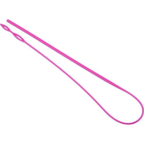 1Pcs Drawsting Threader Plastic clothing Sewing Accessories Elastic Belt Portable Wearing Rope Weaving Tool 58cm Cited Clips