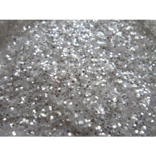 2mm Silver White Hexagon Nail Glitter Powder Nail Art Decoration