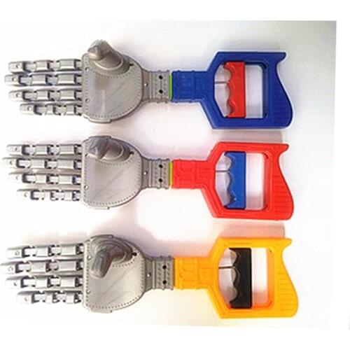 33cm Creative DIY robot grab toy plastic robot grab hand grab toy grab stick little boy toy wrist strengthen