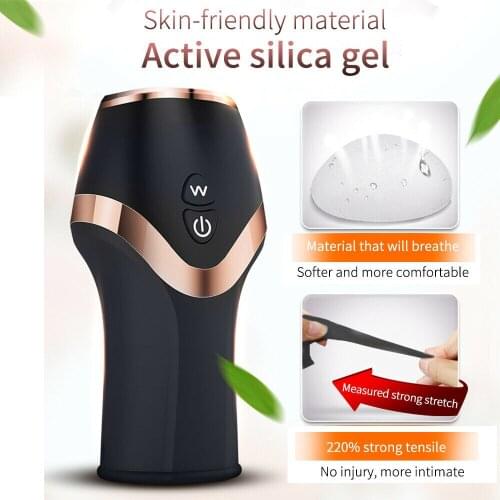 Automatic Male Masturbator Cup Stroker for Men Training Handsfree Use Lubricants Electric Suck Training Toys