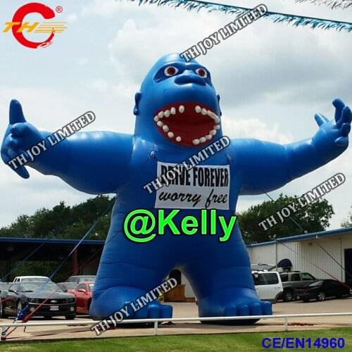 Free worldwide shipping big inflatable gorilla, commercial advertising Gorillas for outdoor advertising business