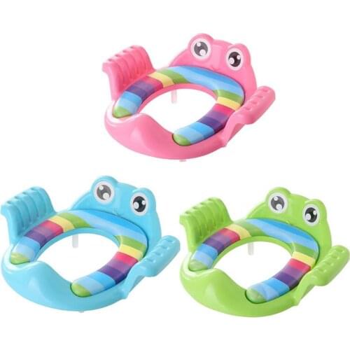 Baby Toilet Potty Seat Children Potty Safe Seat With Armrest for Girls Boy Toilet Training Outdoor Travel Infant Potty Cushion