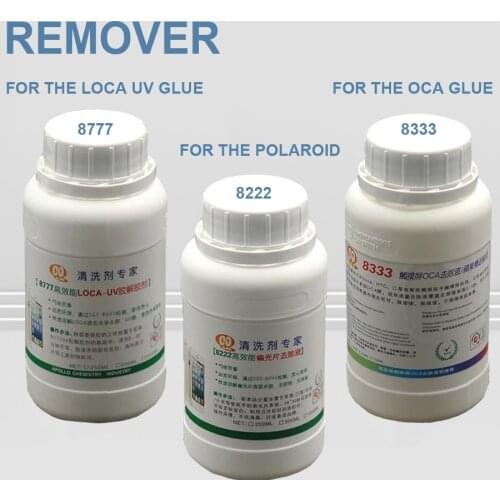 Efficient 8222 8333 8777 250ml Touch Screen OCA Polarizer Removing Liquids Samsung Mac Repair Solution Glue Cleaning Fluid