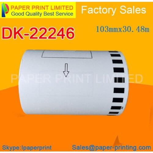 Brother compatible DK-22246 DK22246 dk 22246 103mmx30.48m 4.05"x100 ft