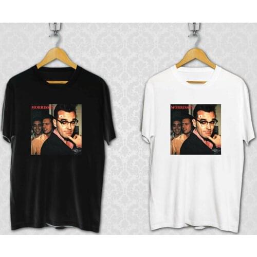 Morrissey Album Pop Rock Singer Music Black White T-Shirt Size XS to 3XL T Shirts Short Sleeve Leisure Fashion Summer