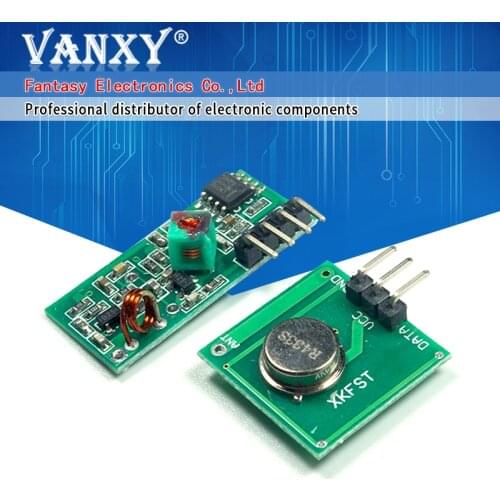 1Lot= 5 pair (10pcs) 433Mhz RF transmitter and receiver Module link kit for ARM/MCU WL diy 433mhz wireless free shiping