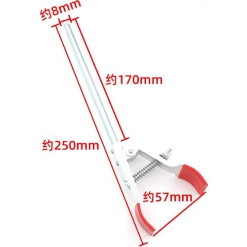 Laboratory clamp Flask clip Retort for laboratory use, 2Finger clamps, Rubber Coated Prong Jaws