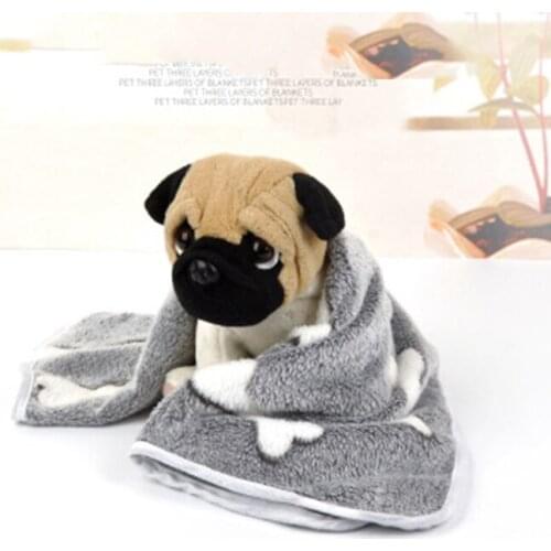 Pet Dog Bed mats Star Pattern Soft Flannel Fleece cama para cachorro Sleeping Puppy Cushion for Dogs
