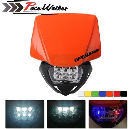 Motorcycle Dirt Bike LED Headlight Headlamp For KTM SX F EXC XCF SMR 2014-2016 MX Enduro Supermoto