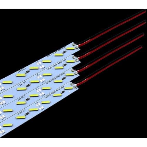 Wholesale order 50pcs/lot 100cm 8520 smd non-waterproof LED Hard regid Light Strip Super Bright showcase Lighting wardrobe lamp