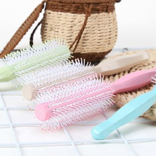 ROUFEI Beauty Curly Hair Comb Cylinder Roll Hair Brush Women Haircare High Quality Barber Styling Haircut Accessories Wholesale