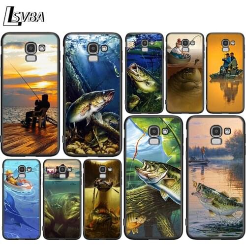 Hunting Fishing art fish For Samsung Galaxy J2 J3 J4 Core J5 J6 J7 J8 Prime duo Plus 2018 2017 2016 Silicone Phone Cover