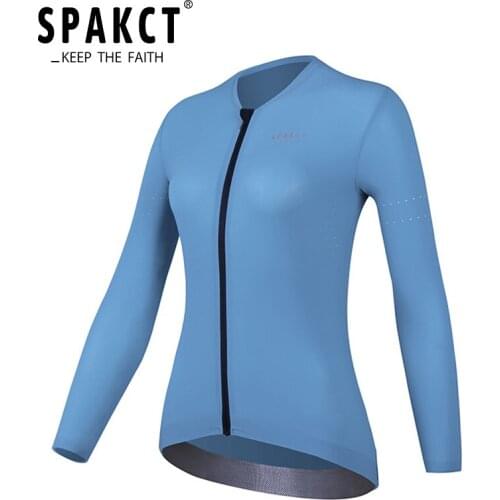 SPAKCT 2021 Flagship Winter Woman Long Sleeve Cycling Jersey Breathable Quick Drying Road MTB Bike Women cycling Jersey Clothing