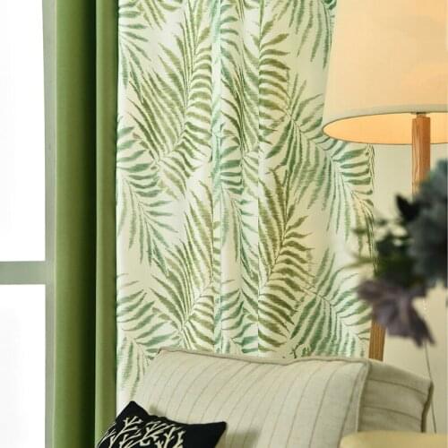 Bucolic Blackout Curtains For Living Room шторы фатин Para Salon Cortinas Rideau Nordic Modern Minimalist Fresh Retro Country