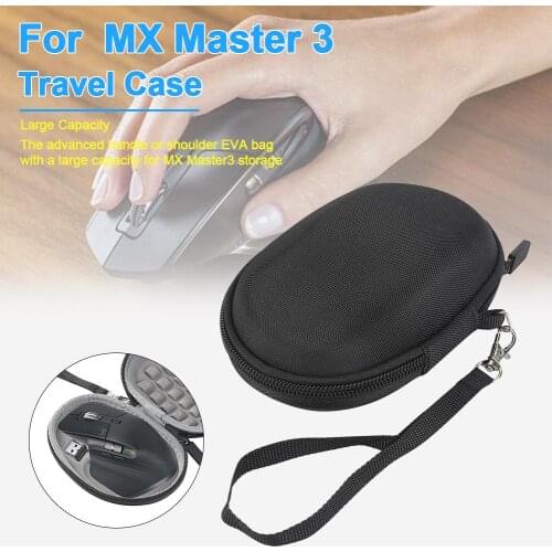 For MX Master 3 Hard Travel Case Portable Storage Package With Comfortable Shoulder Strap Waterproof Advanced Wireless Mouse Box