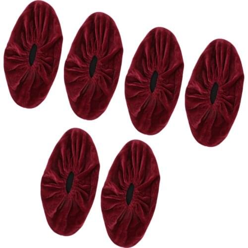 3 Pairs Non Slip Washable Reusable Shoe Covers Thickened Boot Cover Overshoes For Kindergarten Workshop Classroom