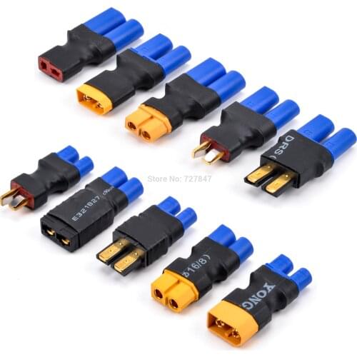 Adapter EC5 / EC3 to XT60 T Deans Female / Male Connectors Plug RC Lipo Battery Control Parts DIY