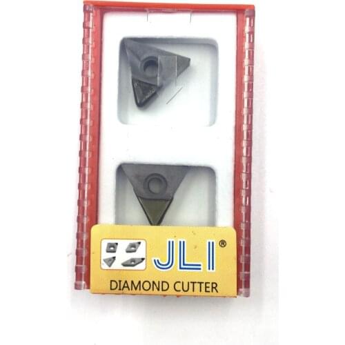 JLI 2pcs/set TNGA160404 PCD Diamond Lathe Cutter Tool CNC Blade Turning Tip Series Suitable for SVJCR SVVCN SVQCR SVUCR