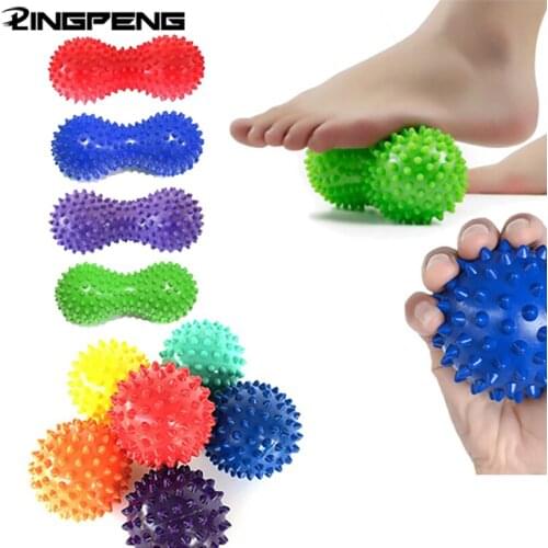 Peanut Massage Ball Fascia Ball Health Massage and Yoga Ball Muscle Relaxation Fitness Hedgehog Rehabilitation Training