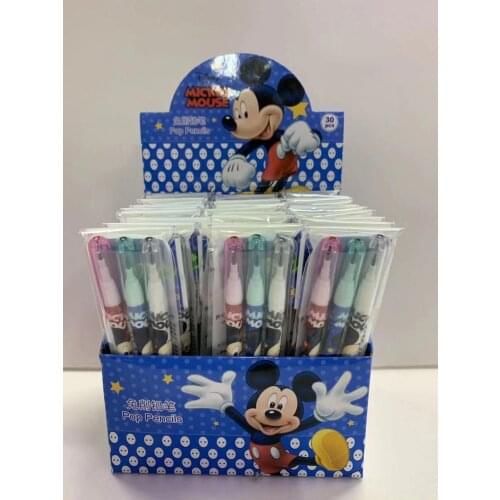 Disney Mickey Frozen students free pencil sharpening can change the core bullet pencil boys and girls writing painting pen gift