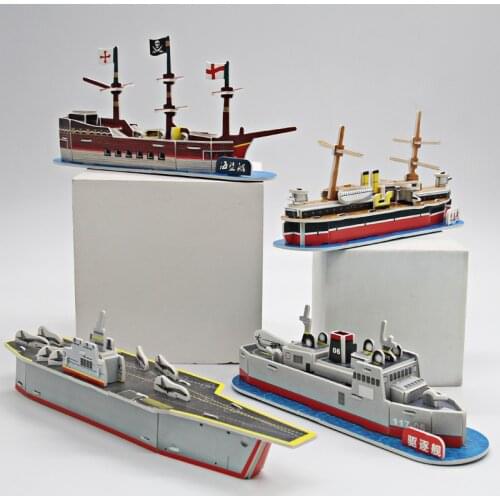 FEOOE Paper DIY 3D Jigsaw Puzzle Development Hand-assembled Childrens Intellectual Toys Paper Jigsaw Puzzle 3d Wooden Puzzle WL