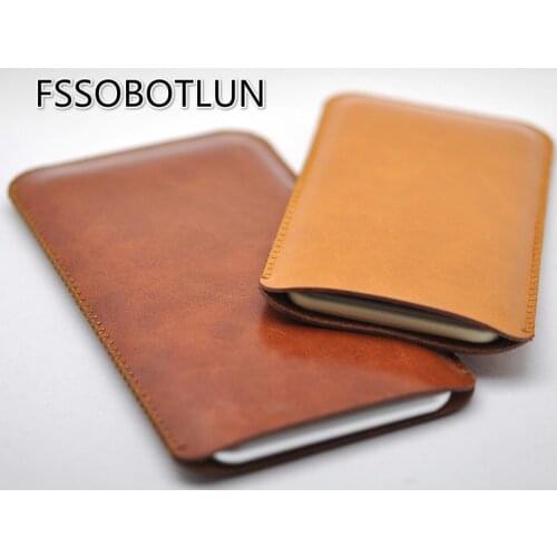 4.7" FSSOBOTLUN For iPhone 7 6 6s Case High Quality Crazy Horse pattern Ultrathin Microfiber Leather Sleeve Bag Pouch Cover