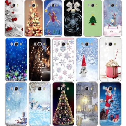 113 Happy New Year and Christmas gift Soft Silicone Tpu Cover phone Case for Samsung Galaxy J2 J4 Prime J6 Plus J7 2016 2017