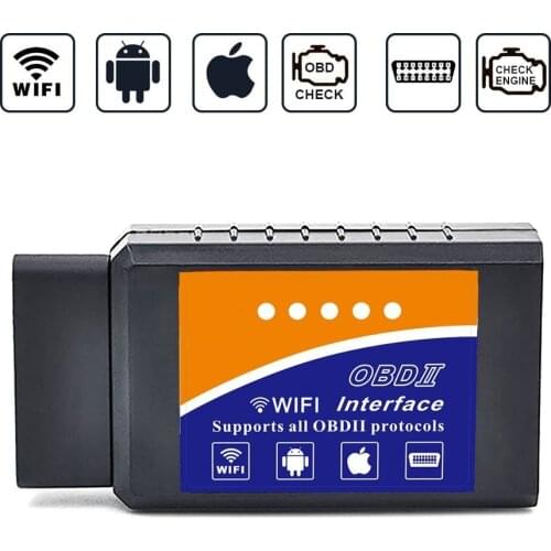 EML327 Wireless OBD Scan Tool Car WIFI OBD2 Car Code Reader Scanner Adapter Check Engine Diagnostic Tool for iPhone iOS Andoird