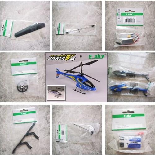 ESKY LAMA V4 / LAMA V7 RC Helicopter spare parts Rotor chuck Controller body shell motor screw set LAMA V7