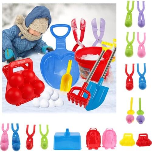 Snowball Maker Tools with Handle for & Adults Snow Ball Fights Fun Snowball Toys for Winter Outdoor Activities