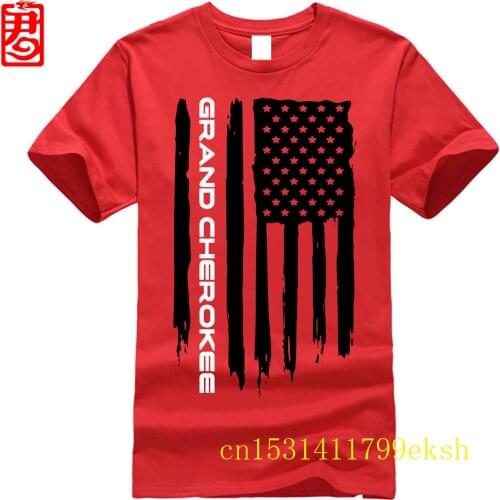 Jee p Grand Cherokee American Flag T-Shirt Funny Black Vintage Gift Men Women