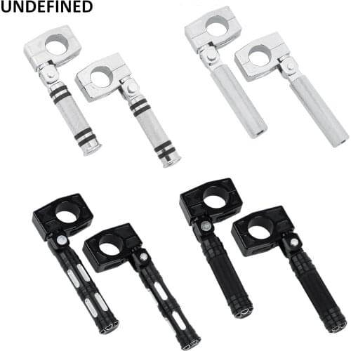 Motorcycle Highway Foot Pegs Engine Guard Mount 1" 25mm Footrest Universal For Harley Touring Road King Glide for Honda Yamaha