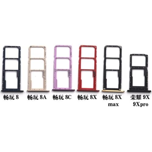 SIM Card Tray + Micro SD Card Tray For Huawei Honor 8X