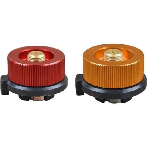 New Outdoor Camping Hiking Stove Burner Adaptor Split Type Furnace Converter Connector Outdoor Valve Connectors Gas Adapter