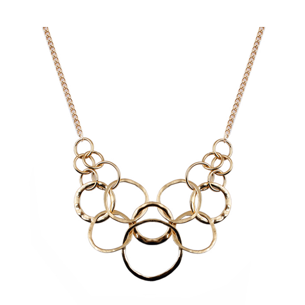 New metal necklace fashion female brief paragraph clavicle necklace Personality geometric fashion necklace gift