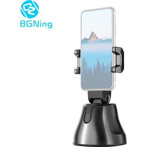 BGNing Smartphone Selfie Shooting Gimbal 360° Face & Object Follow Up Selfie Stick for Photo Vlog Live Video Record Accessories
