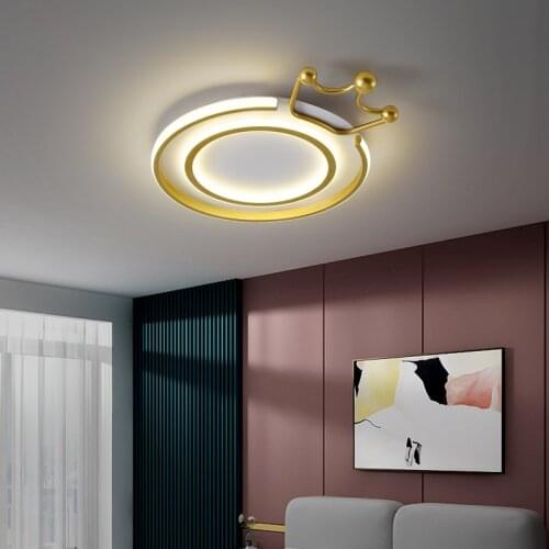 Modern Crown LED Ceiling Light for Avenue Corridor Livingroom Bedroom Nordic Creative Design Ceiling Lamp Home Cozy Lightings