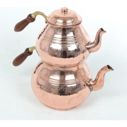 Large Size Thick Teapot Silver Gold Color Home Teapot Turkish Ottoman Teapot Set 1 Top Teapot 1 Bottom Teapot 2 Lid