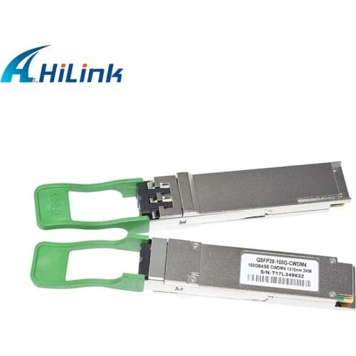 6 Pcs a Lot QSFP28 100G 2km CWDM 1310nm Data Center Ethernet Dual LC Gbic
