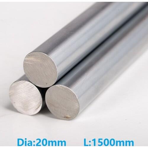 4pcs/lot 20mm linear shaft 1500mm long 20x1500mm chromed plated hardened steel rod