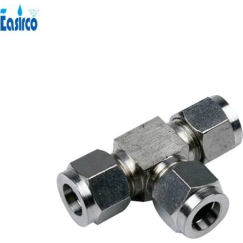 5pcs/pack)3/8'' stainless steel OD Union Tee connector for mist cooling system