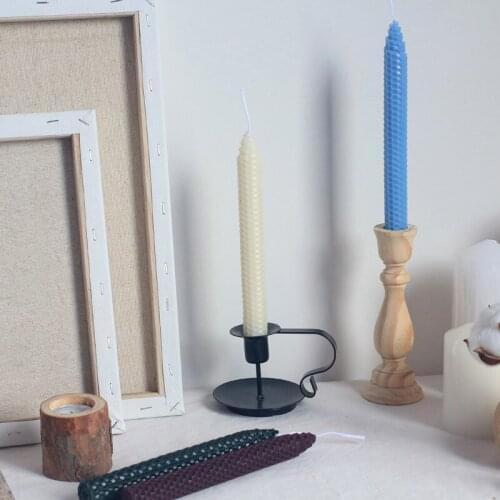 Wooden Candlestick Holder Decorate Dinner Table Coffee Table Wedding Party Family Gatherings Home Decor
