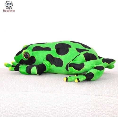 BOLAFYNIA Children Plush Toy pillow frogs Baby Kids Stuffed Toy for Christmas Birthday Gift Simulation frog