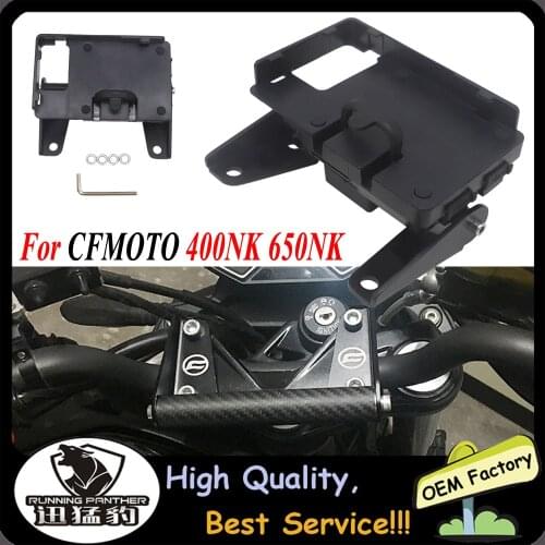 For CFMOTO 400NK 400 NK 650NK 650 NK Mobile Phone Navigation Bracket Motorcycle USB Charging 12MM Mount