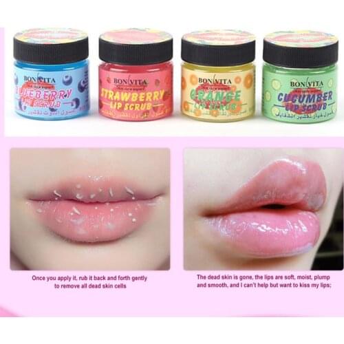 Hot Lip Exfoliator Sugar Scrub Remove Dead Skin Care Collagen Moisturizer Reduce Lip Lines Lip Plumper Gloss Lip Mask TSLM1