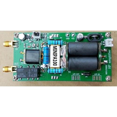 MINIPA 100W SSB linear HF Power Amplifier For YAESU FT-817 KX3 AM CW FM