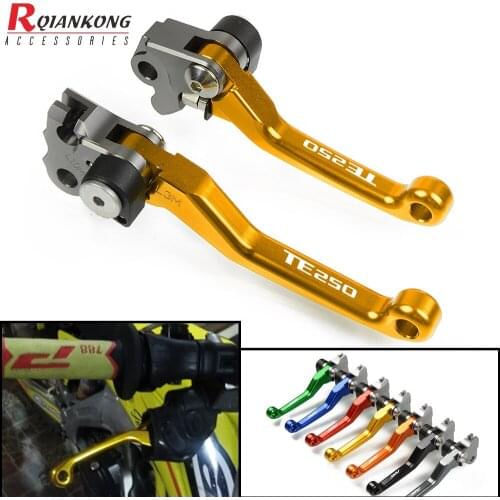 Motorcycle Dirt Bike Brake Clutch Levers CNC Pivot Foldable handle levers FOR HUSQVARNA TE250 2014 2015 2016 TE 250 2017 2018